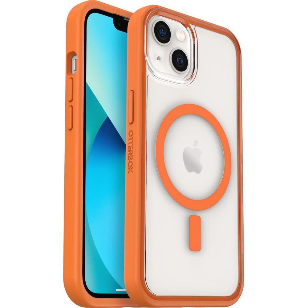 imageOtterBox Clear case with colorful grip edge for iPhone 13 ONLY DISCOVERY ClearLight BlueEndeavor