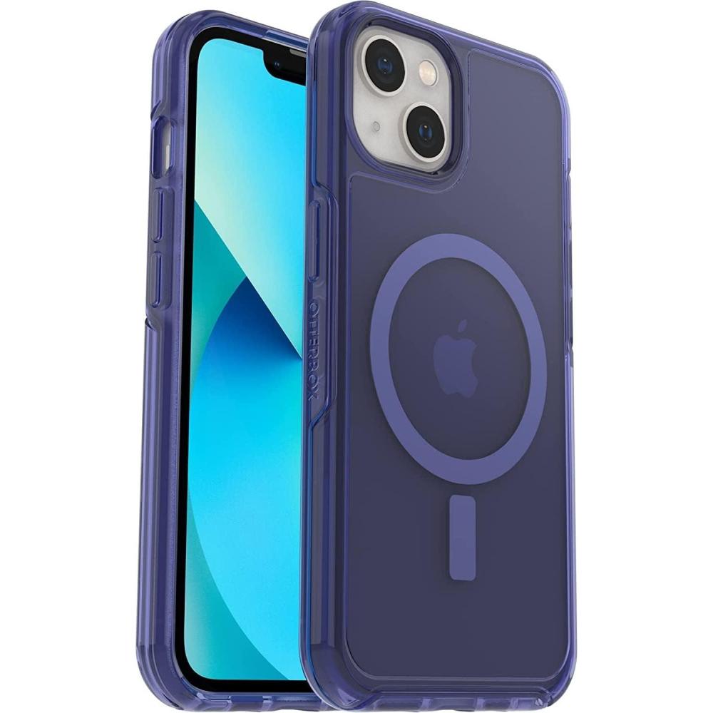 imageOtterBox iPhone 13 Symmetry Series Case Feelin Blue UltraSleek Snaps to MagSafe Raised Edges Protect Camera amp ScreenFeelin Blue
