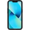 OtterBox Clear case with colorful grip edge for iPhone 13 (ONLY) – DISCOVERY (Clear/Light Blue)(Black Crystal)