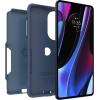 OtterBox Motorola Edge+ Commuter Series Case – Rock Skip Way, Slim & Tough, Pocket-Friendly, with Port Protection Blue