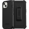 OtterBox iPhone 13 Pro Max & 12 Pro Max Defender Series Case-Single Unit Ships in Polybag, Ideal for Business Customers – BLACK, Rugged & Durable, with Port Protection, Includes Holster Clip Kickstand(iPhone 13)