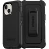 OtterBox iPhone 13 mini & iPhone 12 mini Defender Series Case – Black, Rugged & Durable, with Port Protection, Includes Holster Clip Kickstand(Black)