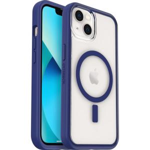 OtterBox Clear case with colorful grip edge for iPhone 13 (ONLY) – DISCOVERY (Clear/Light Blue)(Challenger)