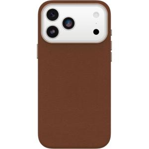 OtterBox iPhone 17 Pro Max Symmetry Series Cactus Leather Case – Desert Saddle – Brown