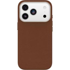 OtterBox iPhone 17 Pro Symmetry Series Cactus Leather Case – Desert Saddle – Brown