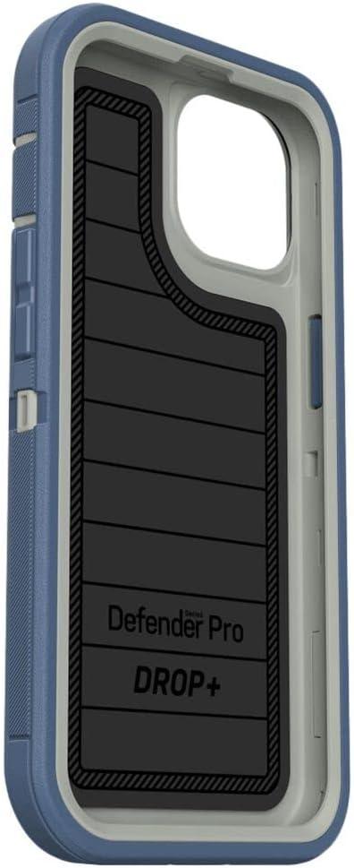 imageOtterBox Defender Series Screenless Edition Case for iPhone 13 Only Holster Clip Included Microbial Defense Protection NonRetail Packaging BlackFort Blue