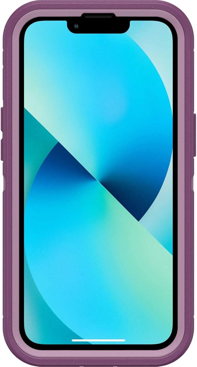 imageOtterBox Defender Series Screenless Edition Case for iPhone 13 Only Holster Clip Included Microbial Defense Protection NonRetail Packaging BlackHappy Purple