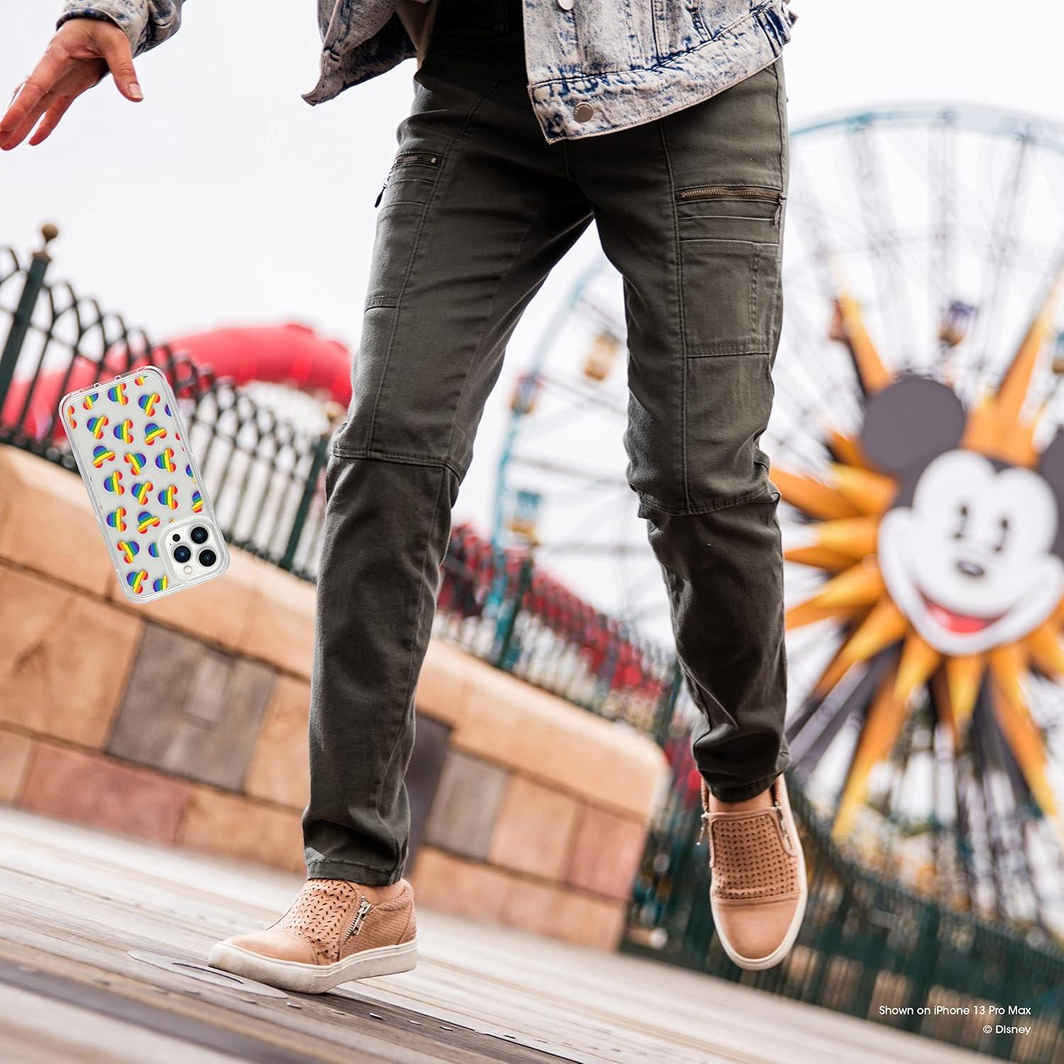 imageOtterBox iPhone 12 Pro Max and iPhone 13 Pro Max Symmetry Series Case Disney Pride UltraSleek Wireless Charging Compatible Raised Edges Protect Camera amp ScreenMickey Pride