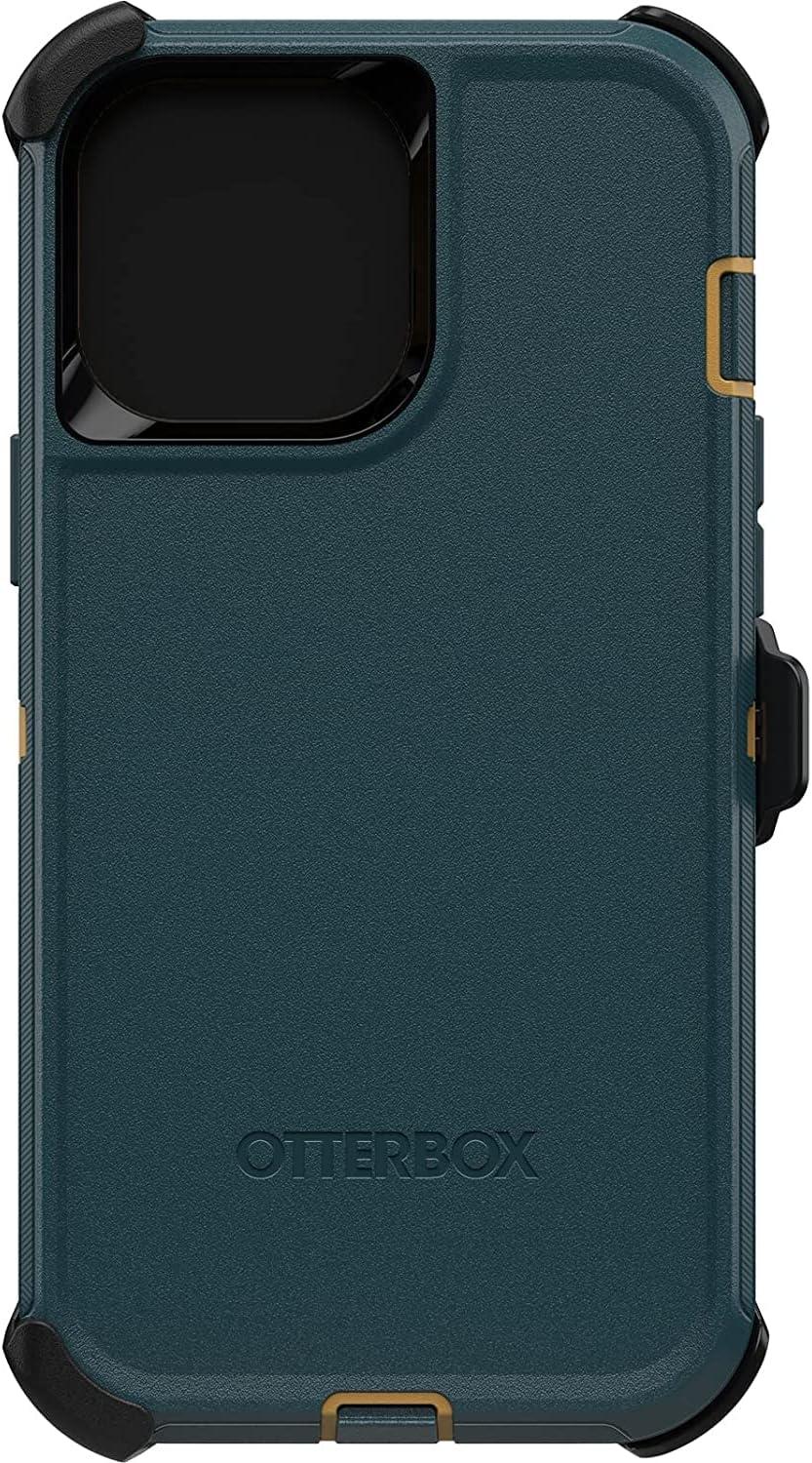imageOtterBox iPhone 13 Pro Max amp iPhone 12 Pro Max Defender Series Case Hunter Green Rugged amp Durable with Port Protection Includes Holster Clip Kickstand