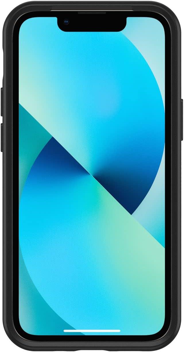 imageOtterBox iPhone 13 mini and iPhone 12 mini Symmetry Series Case Black UltraSleek Snaps to MagSafe Raised Edges Protect Camera amp Screen