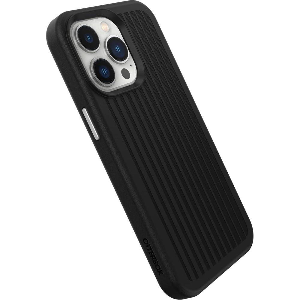 imageOtterBox Max Grip Cooling and Antimicrobial Gaming Case for iPhone 13 Pro ONLY  Squid Ink Black