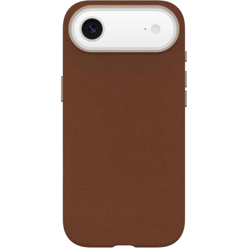 imageOtterBox iPhone 17 Air Symmetry Series Cactus Leather Case  Desert Saddle  Brown