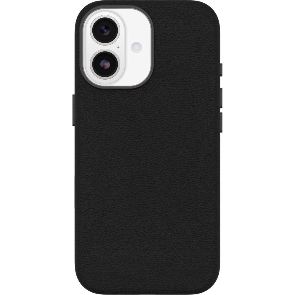 imageOtterBox iPhone 17 Symmetry Series Cactus Leather Case Noir Ash Black