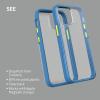 LifeProof SEE SERIES Case with MagSafe for iPhone 13 mini & iPhone 12 mini – ANCHORS AWAY(UNWAVERING BLUE)