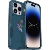 OtterBox Bundle Commuter Series Case for iPhone 14 PRO – (Don’t BE Blue) + PopSockets PopGrip – (Oil Agate)