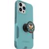 OtterBox Bundle Commuter Series for iPhone 12/13 PRO MAX – (RIVETING Way) + PopSockets PopGrip – (BEE Boho)