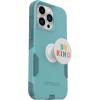 OtterBox Bundle Commuter Series for iPhone 13 PRO – (RIVETING Way) + PopSockets PopGrip – (BE Kind)(Teal/BE KIND)