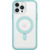 OtterBox Clear case with colorful grip edge for iPhone 13 Pro Max (Only) – DISCOVERY (Clear/Light Blue)(Discovery)