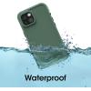 OtterBox FRĒ Series Waterproof Case with MagSafe (Designed by LifeProof) for iPhone 14 Plus – Dauntless (Green)