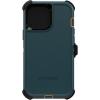 OtterBox iPhone 13 Pro Max & iPhone 12 Pro Max Defender Series Case – Hunter Green, Rugged & Durable, with Port Protection, Includes Holster Clip Kickstand