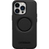 OtterBox iPhone 13 Pro Otter + Pop Symmetry Series Case – Black, Integrated PopSockets PopGrip, Slim, Pocket-Friendly, Raised Edges Protect Camera & Screen(Black)