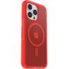 OtterBox iPhone 13 Pro Symmetry Series+ Case – American Flag, Ultra-Sleek, Snaps to MagSafe, Raised Edges Protect Camera & Screen(Red/Clear)