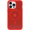 OtterBox iPhone 13 Pro Symmetry Series+ Case – American Flag, Ultra-Sleek, Snaps to MagSafe, Raised Edges Protect Camera & Screen(Red/Clear)
