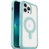 OtterBox Clear case with colorful grip edge for iPhone 13 Pro Max (Only) – DISCOVERY (Clear/Light Blue)(Discovery)