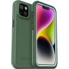 OtterBox FRĒ Series Waterproof Case with MagSafe (Designed by LifeProof) for iPhone 14 Plus – Dauntless (Green)