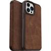 OtterBox iPhone 13 Pro Max & iPhone 12 Pro Max Strada Series Case – SHADOW, card holder, genuine leather, pocket-friendly, folio case(ESPRESSO)