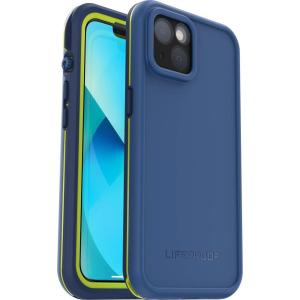 LifeProof iPhone 13 (ONLY) FRĒ Series Case – ONWARD BLUE, waterproof IP68, built-in screen protector, port cover protection, snaps to MagSafe(Blue)