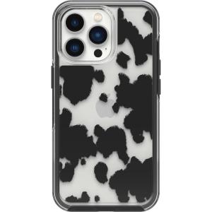 OtterBox iPhone 13 Pro Symmetry Series+ Case – American Flag, Ultra-Sleek, Snaps to MagSafe, Raised Edges Protect Camera & Screen(Cow Print)