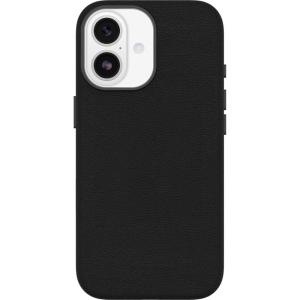 OtterBox iPhone 17 Symmetry Series Cactus Leather Case – Noir Ash – Black