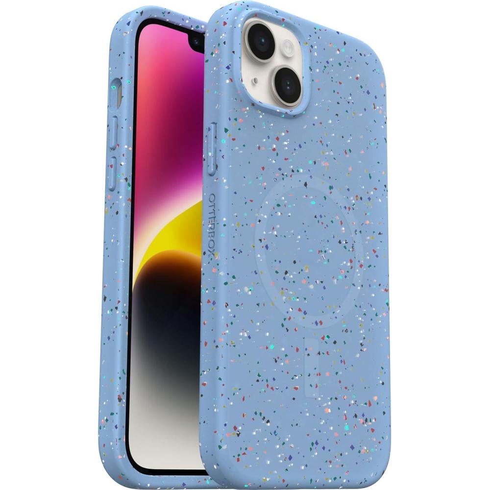 imageOtterBox iPhone 14 Plus Sustainable Series Case with MagSafe  House Party Blue Shockproof Drop Proof UltraSlim Protective CaseBlue