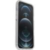 OtterBox iPhone 12 and 12 Pro Symmetry Series Case – Single Unit Ships in Polybag, Ideal for Business Customers – CLEAR, ultra-sleek, wireless charging compatible, raised edges protect camera & screen(Clear)