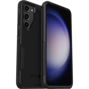 OtterBox Galaxy S23+ Commuter Series Case – Single Unit Ships in Polybag, Ideal for Business Customers – BLACK , slim & tough, pocket-friendly, with port protection(Commuter Series)