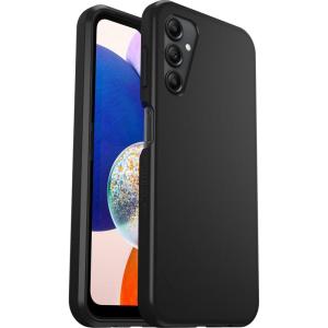 OtterBox Samsung Galaxy A14 5G Prefix Series Case – Single Unit Ships in Polybag – BLACK, ultra-thin, pocket-friendly, raised edges protect camera & screen, wireless charging compatible