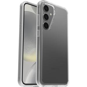 OtterBox Samsung Galaxy S24+ Symmetry Series Case – Single Unit Ships in Polybag, Ideal for Business Customers – Clear, Ultra-Sleek, Wireless Charging Compatible, Raised Edges Protect Camera & Screen(Clear)