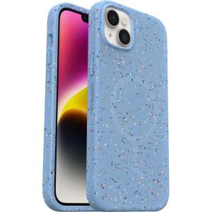 OtterBox iPhone 14 Plus Sustainable Series Case with MagSafe – House Party (Blue), Shockproof, Drop Proof, Ultra-Slim, Protective Case(Blue)