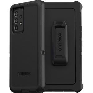 OtterBox Samsung Galaxy A53 5G Defender Series Case – BLACK (Non-Retail/Ships in Polybag), Rugged & Durable, with Port Protection, Includes Holster Clip Kickstand(Black)