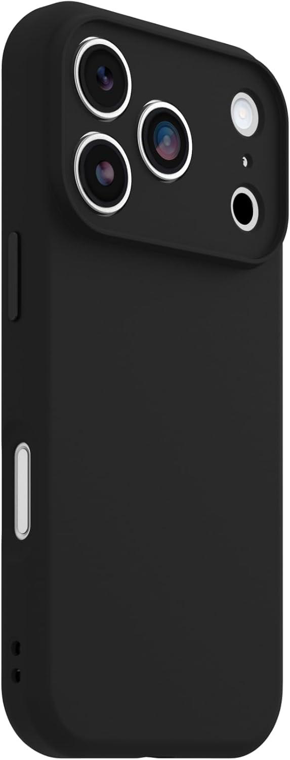 imageOtterBox iPhone 17 Pro Figura Series Case Polus Blue Aesthetic Silicone Phone Cases Protective Minimalist Design MagSafe iPhone Case with Camera ProtectionBlack