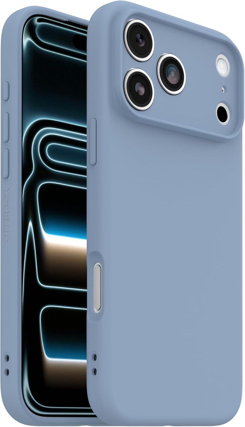 imageOtterBox iPhone 17 Pro Figura Series Case Polus Blue Aesthetic Silicone Phone Cases Protective Minimalist Design MagSafe iPhone Case with Camera ProtectionBlue