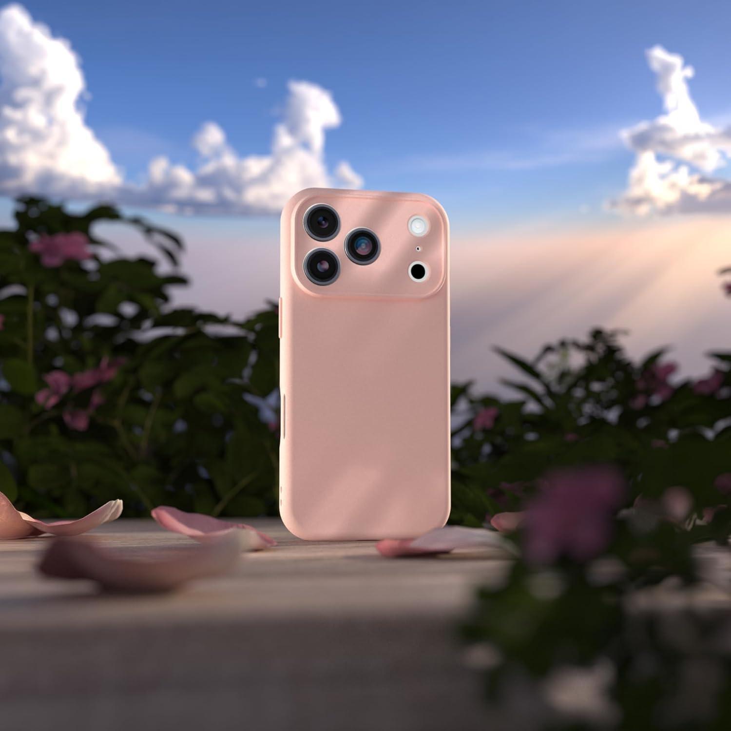 imageOtterBox iPhone 17 Pro Figura Series Case Polus Blue Aesthetic Silicone Phone Cases Protective Minimalist Design MagSafe iPhone Case with Camera ProtectionPink