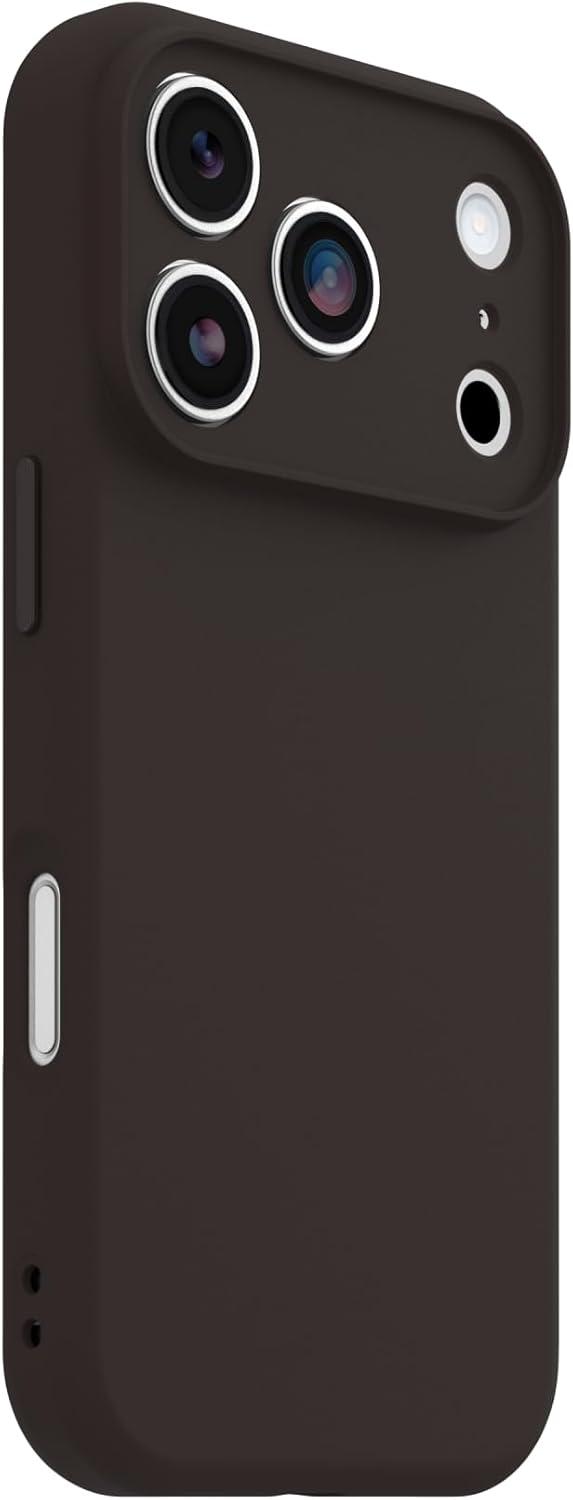 imageOtterBox iPhone 17 Pro Figura Series Case Polus Blue Aesthetic Silicone Phone Cases Protective Minimalist Design MagSafe iPhone Case with Camera ProtectionBrown