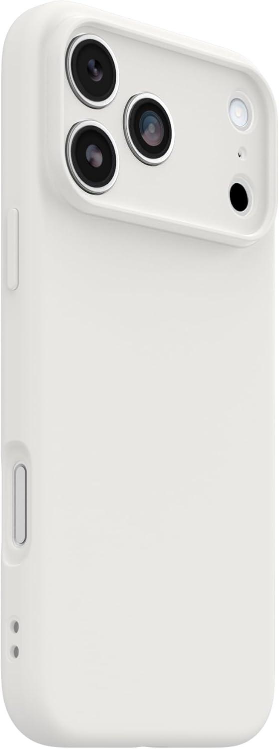 imageOtterBox iPhone 17 Pro Figura Series Case Polus Blue Aesthetic Silicone Phone Cases Protective Minimalist Design MagSafe iPhone Case with Camera ProtectionWhite