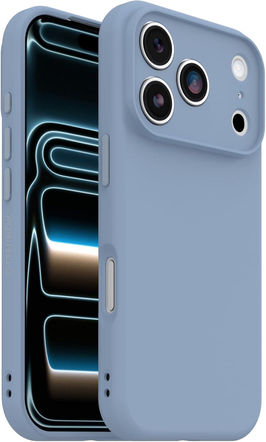 imageOtterBox iPhone 17 Pro Figura Series Case Polus Blue Aesthetic Silicone Phone Cases Protective Minimalist Design MagSafe iPhone Case with Camera ProtectionBlue