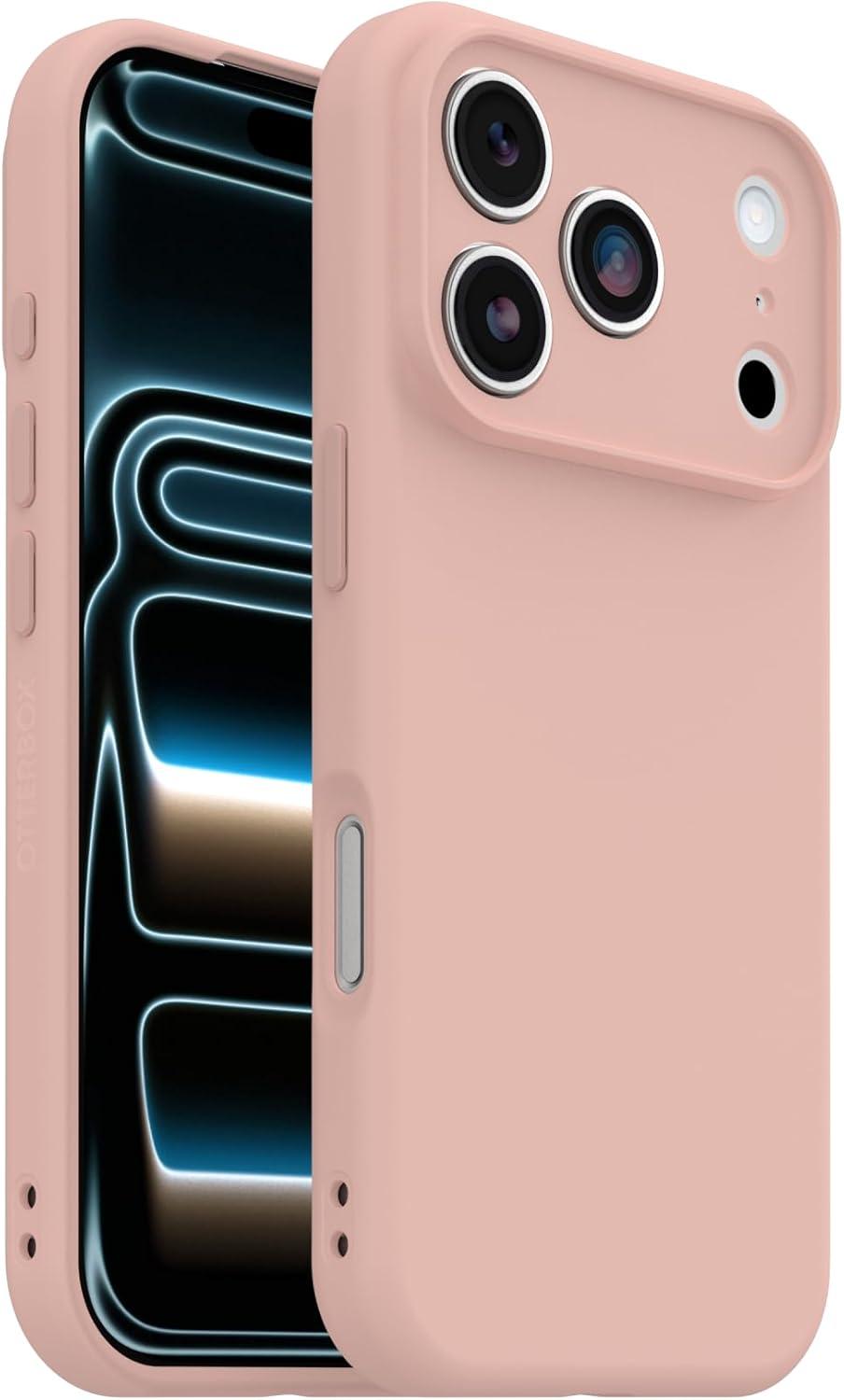 imageOtterBox iPhone 17 Pro Figura Series Case Polus Blue Aesthetic Silicone Phone Cases Protective Minimalist Design MagSafe iPhone Case with Camera ProtectionPink