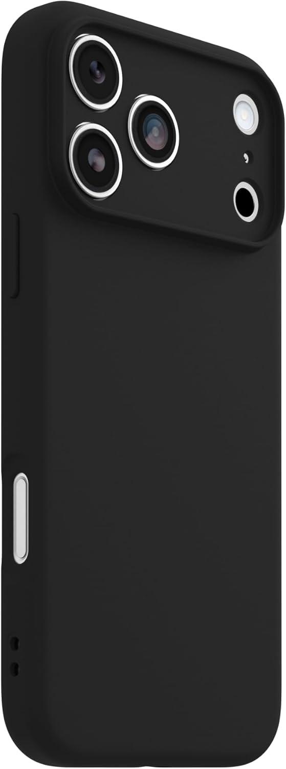 imageOtterBox iPhone 17 Pro Figura Series Case Polus Blue Aesthetic Silicone Phone Cases Protective Minimalist Design MagSafe iPhone Case with Camera ProtectionBlack