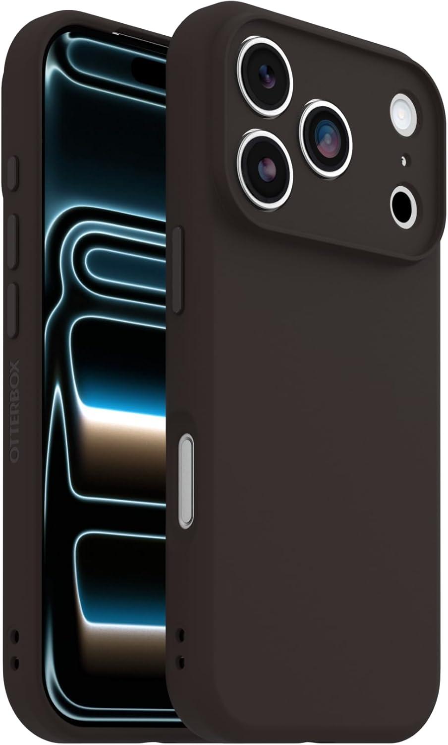 imageOtterBox iPhone 17 Pro Figura Series Case Polus Blue Aesthetic Silicone Phone Cases Protective Minimalist Design MagSafe iPhone Case with Camera ProtectionBrown