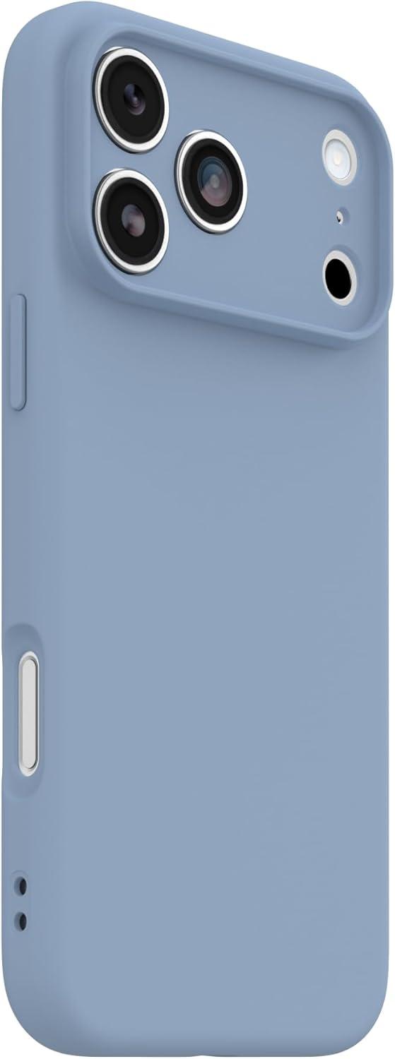 imageOtterBox iPhone 17 Pro Figura Series Case Polus Blue Aesthetic Silicone Phone Cases Protective Minimalist Design MagSafe iPhone Case with Camera ProtectionBlue